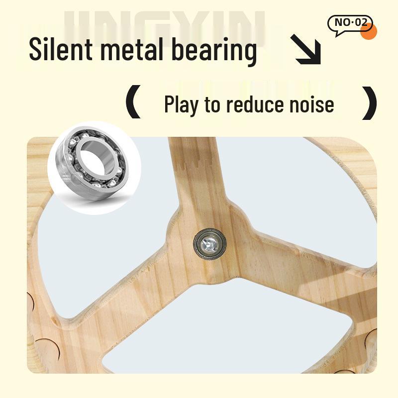 Parrot Budgie Treadmill Toy: Rotating Pirate Ship with Swing Ladder for Boredom Relief & Claw Grinding.