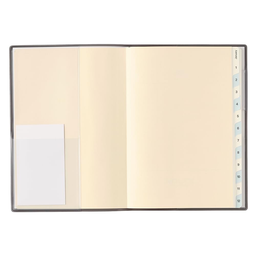 NOLTY Planner 2026 B6 Monthly Access 2 Black 6479 December (Starts 2025)