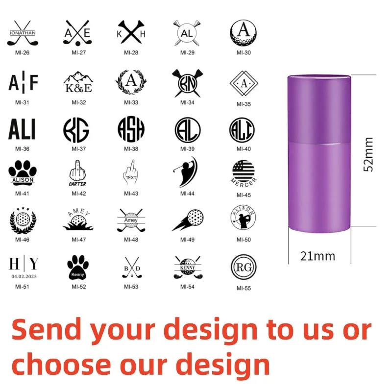 Personalized Golf Ball Stamp Custom Golf Stamps LOGO Gift for Golfer Golf Ball Marker Accessories Gifts For Men Fathers Day Gift 5