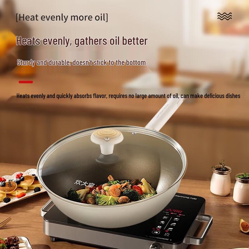Chuidahuang Titanium Shield Non-stick Wok, 28cm