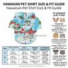 Soft Fabric Dog Shirt Coconut Tree Print Hawaiian Pet Outfit Pet Apparel Pet Clothes  Holiday Wear