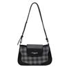 French niche plaid bag women's 2025 new trendy and versatile foreign style messenger bag fashion temperament shoulder armpit bag