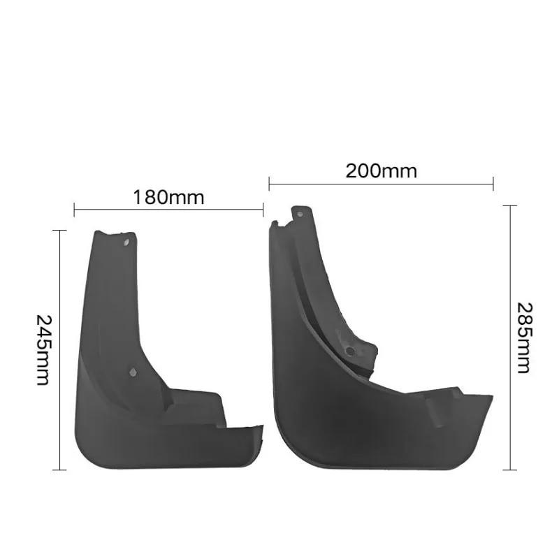 Auto-Schmutzfänger für Volkswagen Bora 2016–2018 2017 Schmutzfänger Spritzschutz vorn hinten Kotflügel Autoaufkleber