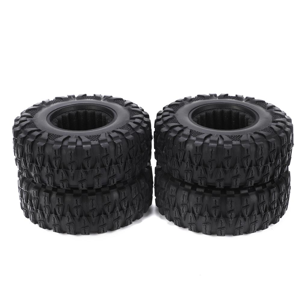 4PCS 120mm 2.2in Rubber Model Car Universal AntiSlip Tire Skin for SCX10 TRX4 RC Car