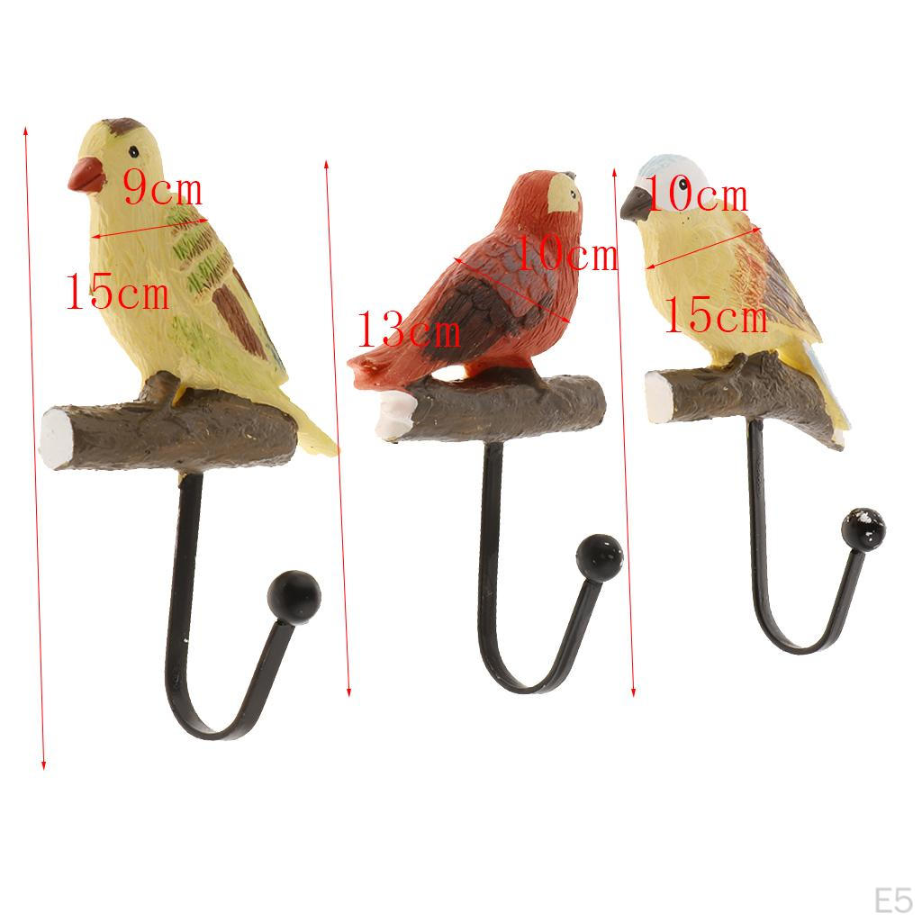 3 Pcs / Set Decorative Resin Hook