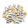 2Pcs High Quality Stainless Steel Lock shape Pendant Gold Color Padlock Charms For Jewelry Making DIY Necklace Valentine's Gifts
