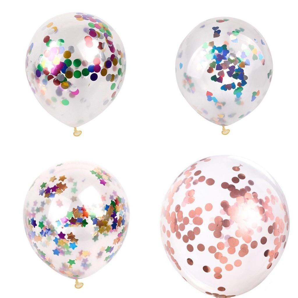 Vibrant 12" Confetti Balloon Latex Helium Perfect For Memorable Birthday Wedding Parties