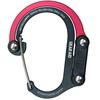HERO CLIP Multi-Function Carabiner Hook Backpack Hanger with 27kg Static Load Capacity, Black & Red