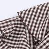 2025 Autumn European Style Women's Plaid Layered Long Sleeve Shirt