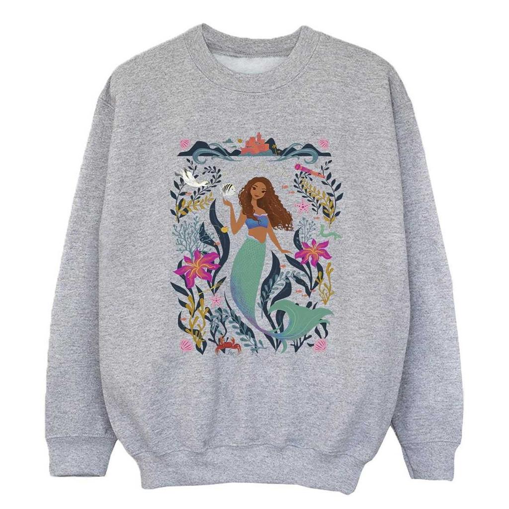 The Little Mermaid Girls Go Beyond The Surface Movie Sweatshirt