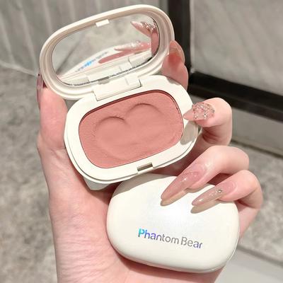 Einfarbiges Rouge Seidige Textur Hohe Farbabgabe Kein Pudergefühl Geringe Sättigung Lang anhaltend Natürliches Mattes Rouge Creme