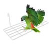 1Pcs Bird Cage Shelfmetal Grid Iron Frame Hanging Wall Decoration Perch for Parrot Cockatiel Small Pet Bird Playstand