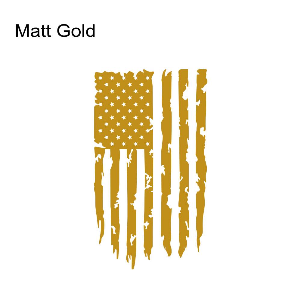 

Автомобильная наклейка с флагом США, декоративная наклейка для Dodge RAM Toyota Hilux Tacoma Jeep Gladiator Isuzu Dmax Ford F150, автотюнинг Matt Gold