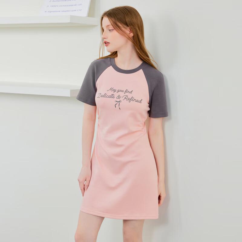 Leding Summer Waist-Cinching T-Shirt Dress XS/150