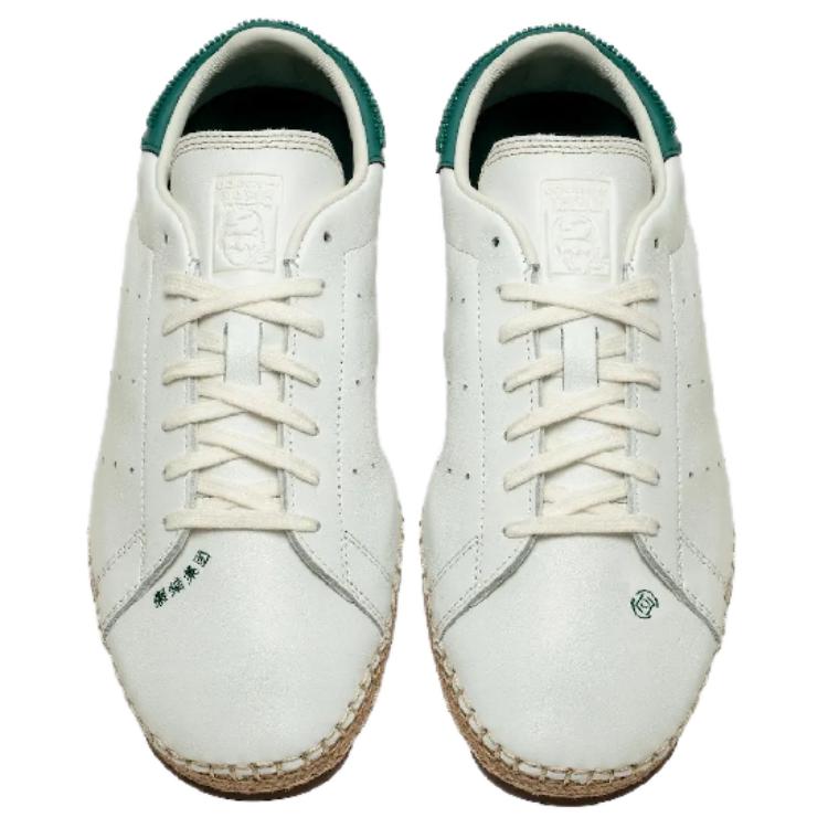 CLOT x adidas Stan Smith Espadrille Pärlbroderade Friends & Family Herr Sneakers Vita Molnvita Collegegröna JR9373