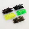 10Pcs Fishing Baits Bright Color Highly Simulated Groove Design Soft Texture High Toughness