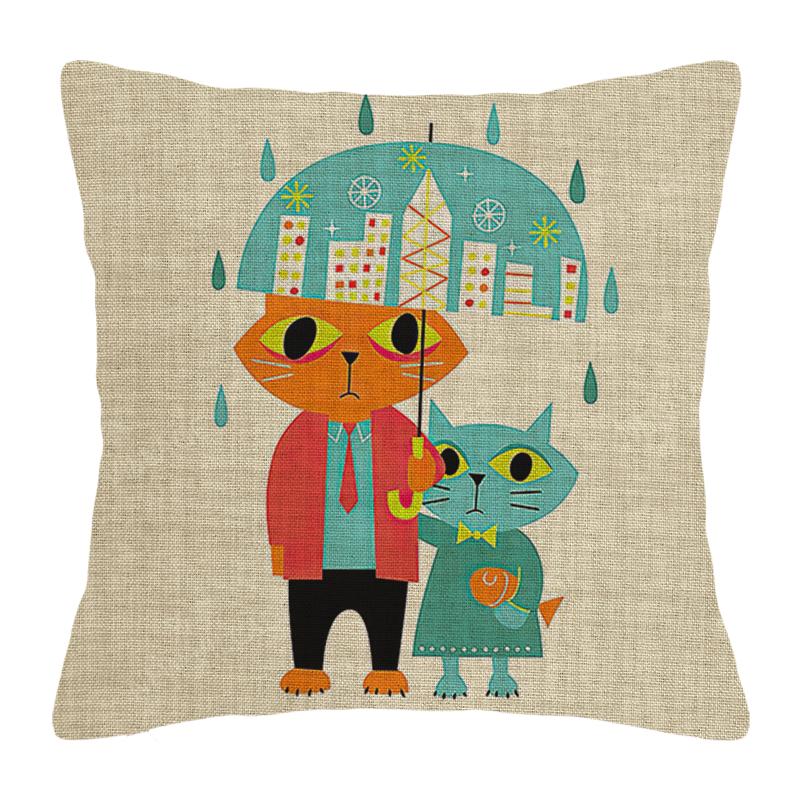 Moderne Dekorative Kissen Für Zuhause Wohnzimmer Dekor Wurfkissenbezug 45*45 Kinder 40X40cm 60X60cm 45X45cm Cartoon 50X50cm