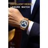 POEDAGAR Luxus Herrenuhr Hohe Qualität Wasserdicht Chronograph Leuchtende Armbanduhr Leder Quarz Uhren Lässige Uhr