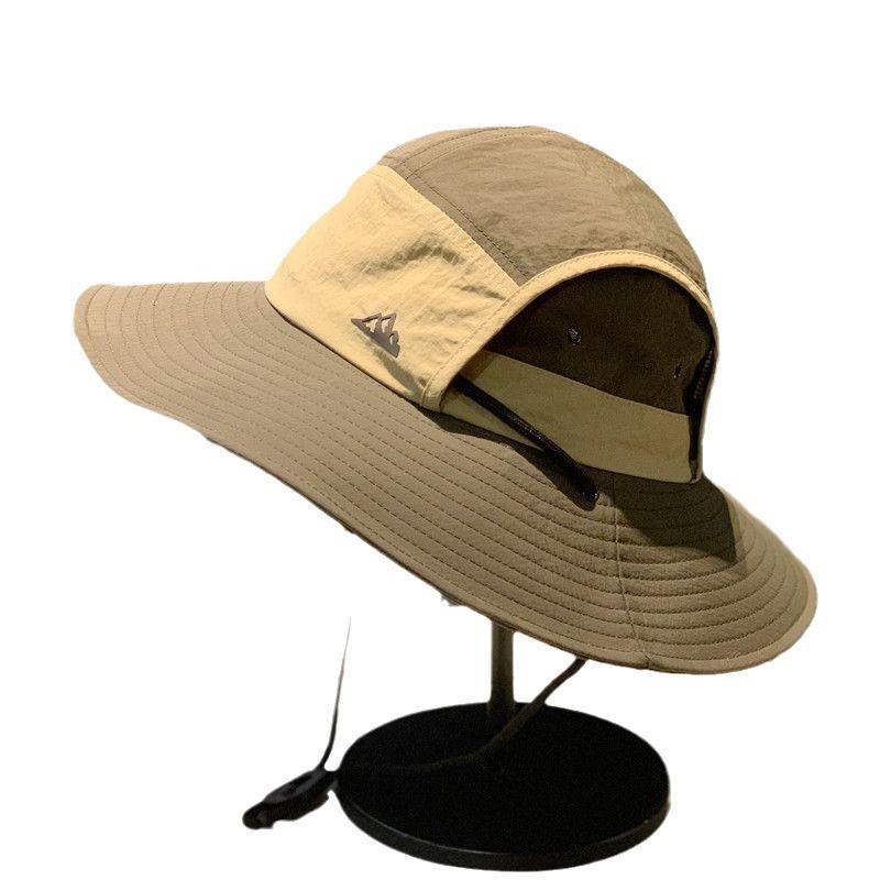 New hat women's quick-drying summer visor outdoor hat men's bucket hat travel shading mountaineering camp sun protection versatile