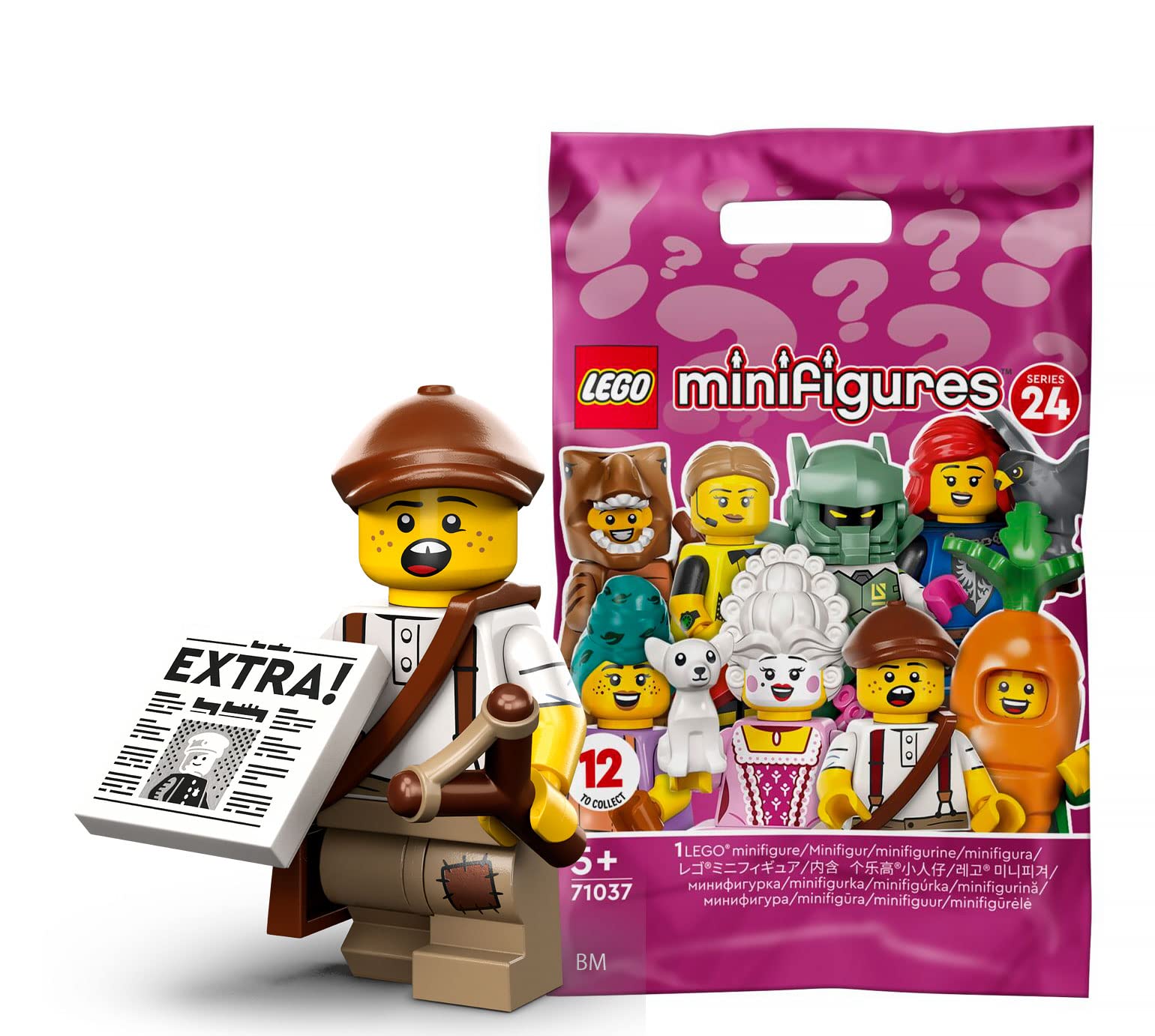 

LEGO Minifigure Series 24 Newspaper Kid [71037-12]