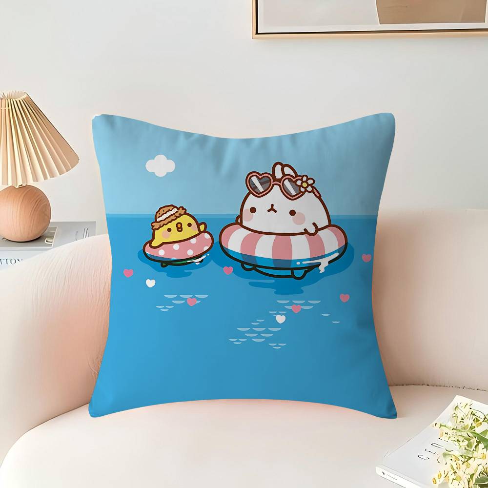 Anime F-Fairy Tail Stitch Lucky Dragon Pillow Cover Sofa Cushion Cover Home Room Decoration Children Gift