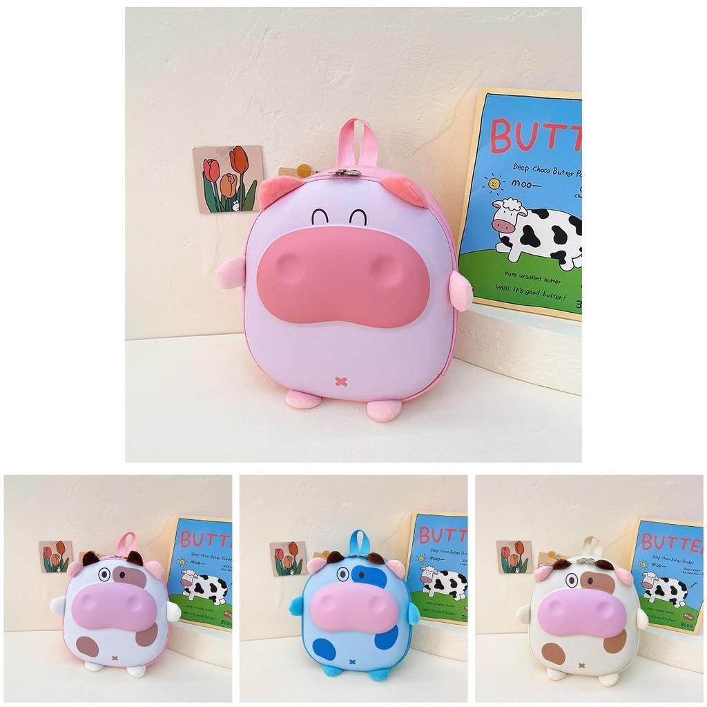 Cute Pig Design Kids Backpack For Preschool Boys And Girls Nylon Material