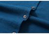 Women's Silk Cashmere Cotton Blend Round Neck Cardigan - Long Sleeve, Loose Knitwear for Spring/Autumn