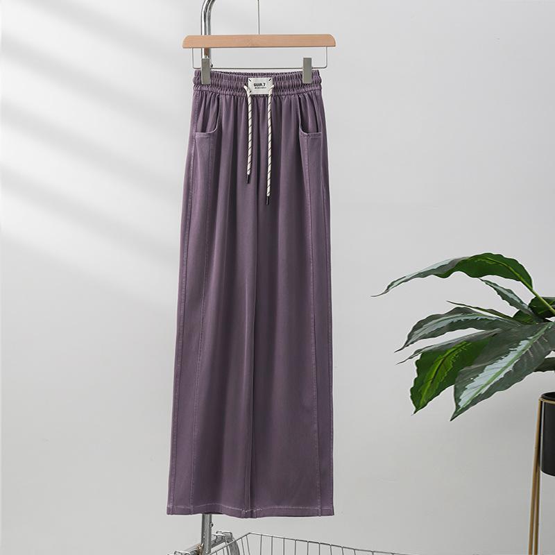 

Джинсы женские Uncle Radish Tencel, стиранные, новые, с высокой посадкой, универсальные, модные, повседневные, узкие прямые брюки M