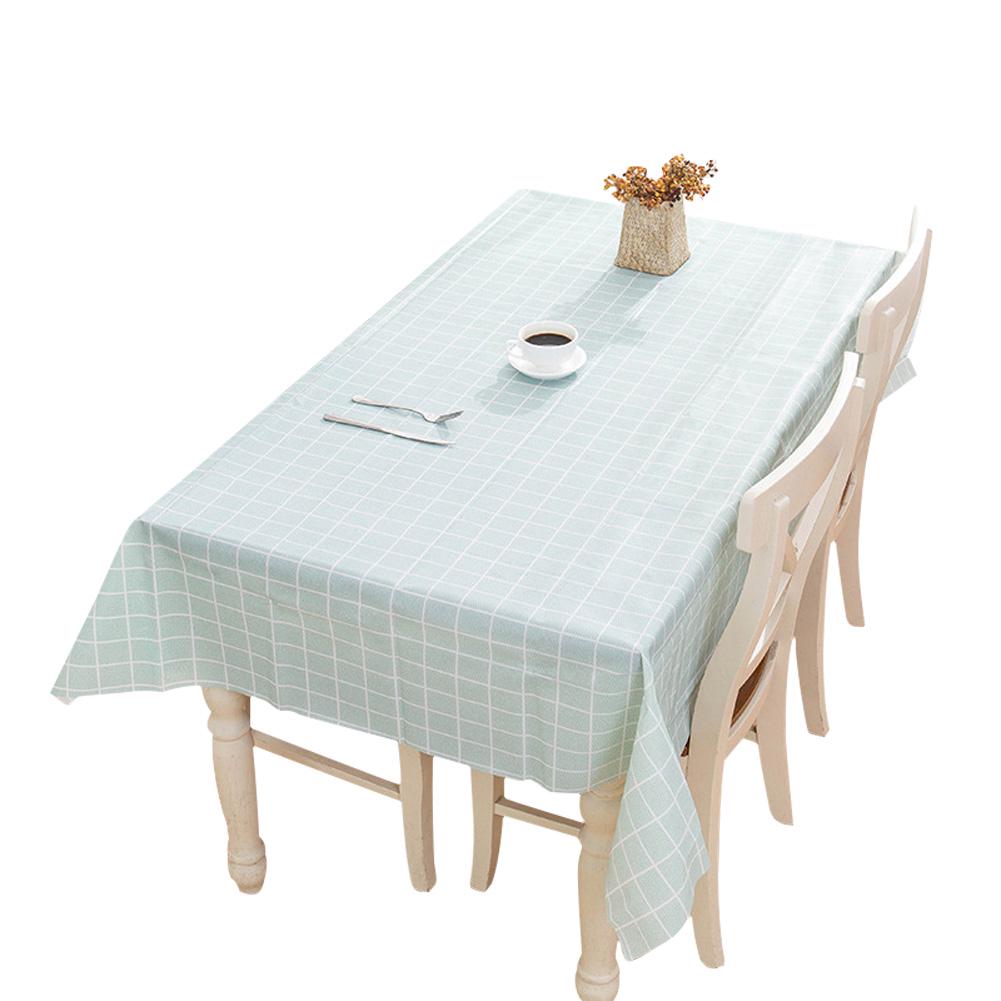 

Домашняя небольшая свежая квадратная водонепроницаемая скатерть, легко моющаяся, для гостиной, столовая, маслостойкая, противоожоговая, ПВХ-скатерти зелёный