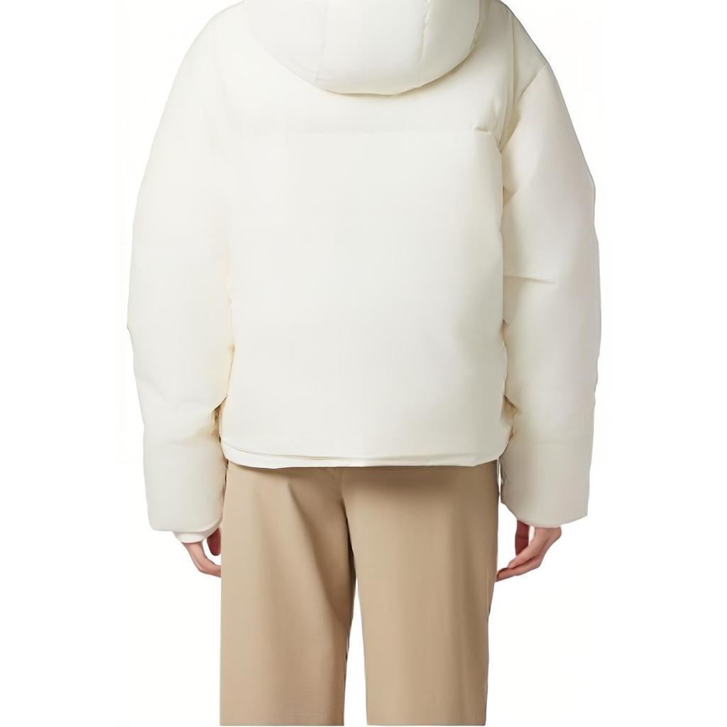 New Balance Down Jackets Unisex Ecru Hooded Moderate Other NPD43212