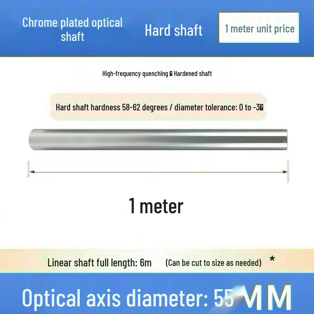 Custom Optical Linear Chrome-Plated Rod for DIY Storage Rack