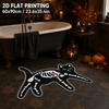 Halloween Shaped Rug Skeleton X‑Ray Black Cat Pink Heart Non‑Slip Absorbent Carpet For Bathroom Bedroom Decor
