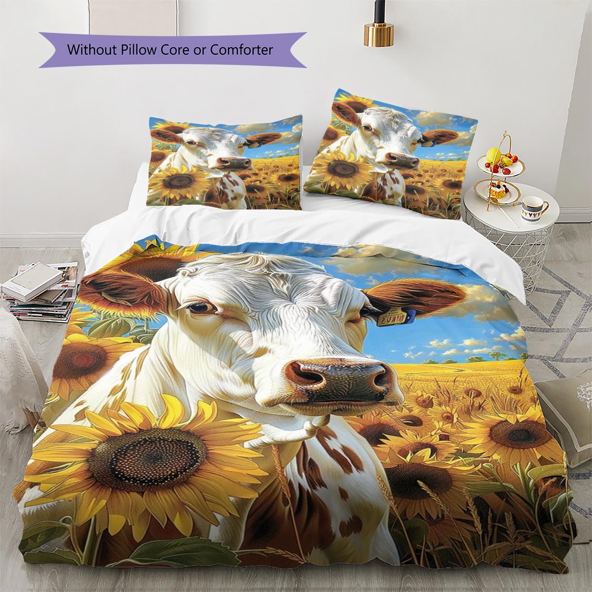 

Дитячий Плед-Ковдра Комплект Постільної Білизни Зворотний Бік Наволочка Домашній Декор Подарунок на День Народження (1 * підковдра + 2 * наволочка, без наповнювача) 135x200cm