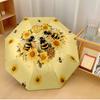 Bee Printed Umbrella Windproof Folding Umbrella Portable Sun and Rain Umbrella Suitable for Gifting