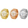 JewelryWe Women's Ring Watch Decorative Timepiece with Large Number Dial Couple Set