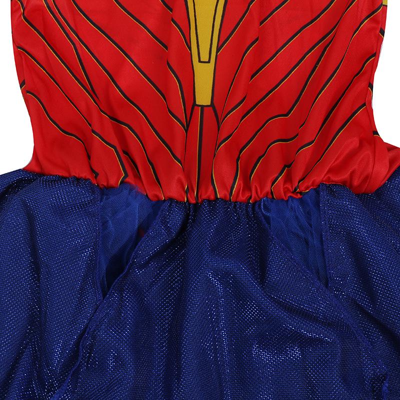 Kids' Wonder Woman Hero Cosplay Costume Set for Halloween