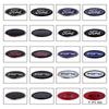 9.5cm 2Pins Auto Front Hood Emblem Rear Trunk Badge Decal Sticker For Ford Focus Mk2 Mk3 Fiesta Mk7 Ranger Mondeo Mk4 S-MAX Kuga