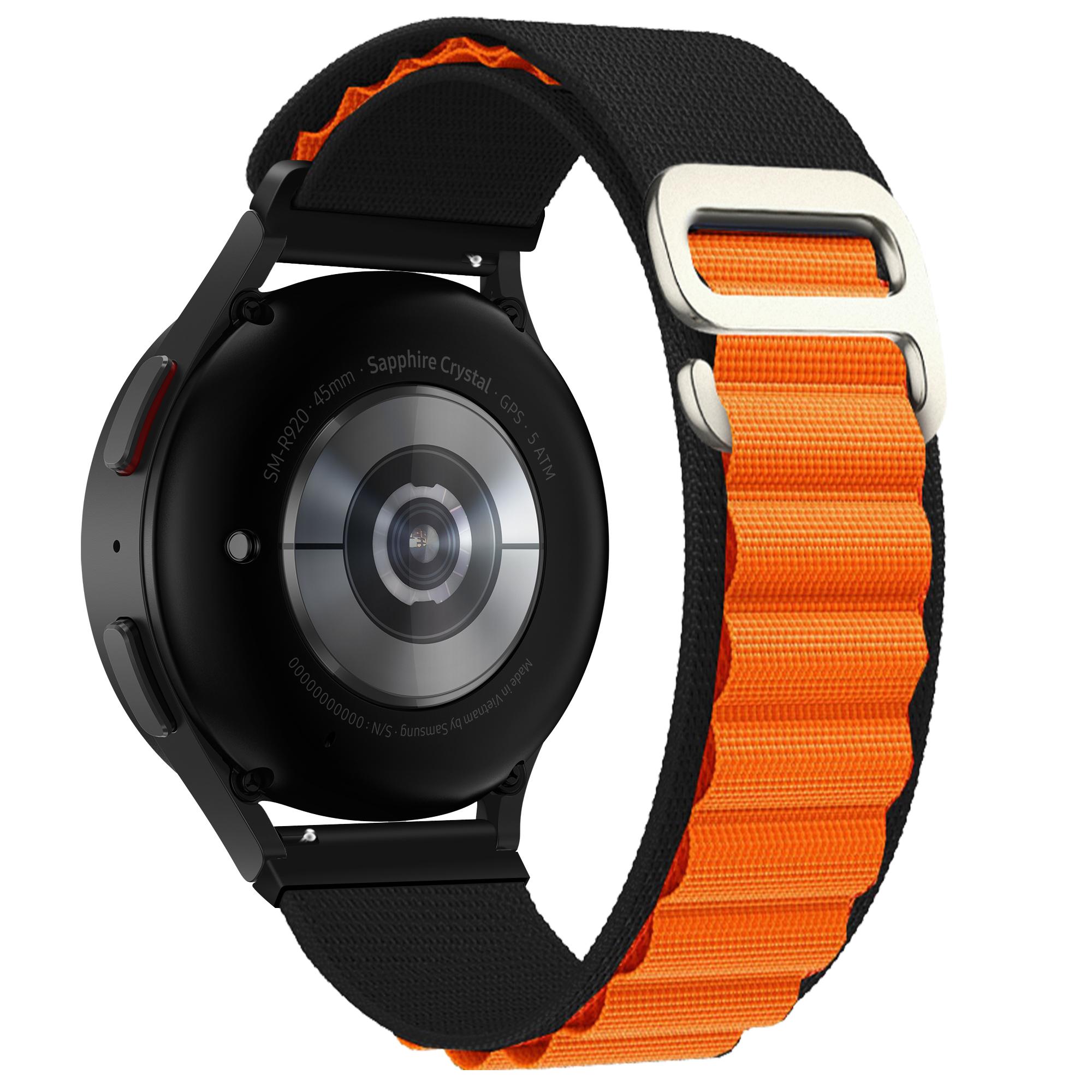 

Strap for Samsung Galaxy Watch 4 5 Pro 6 Classic Gear S3 Active 2 Nylon loop correa Bracelet Amazfit GTS 2 4 mini 20mm 22mm Band 20mm watch band