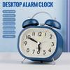 Metal Design Metal Alarm Clock Silent Operation Mechanical Clock  Deep Sleepers