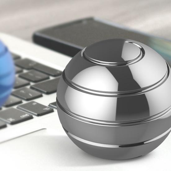 Metal Kinetic Desk Toy for Kids Adults Full Body Optical Illusion Fidget Spinner