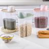 Transparent Rice Bucket Rice Storage Box Household Kitchen Grain Sealed Tank Storage Box Storage Tank Flour Bucket Rice Tank