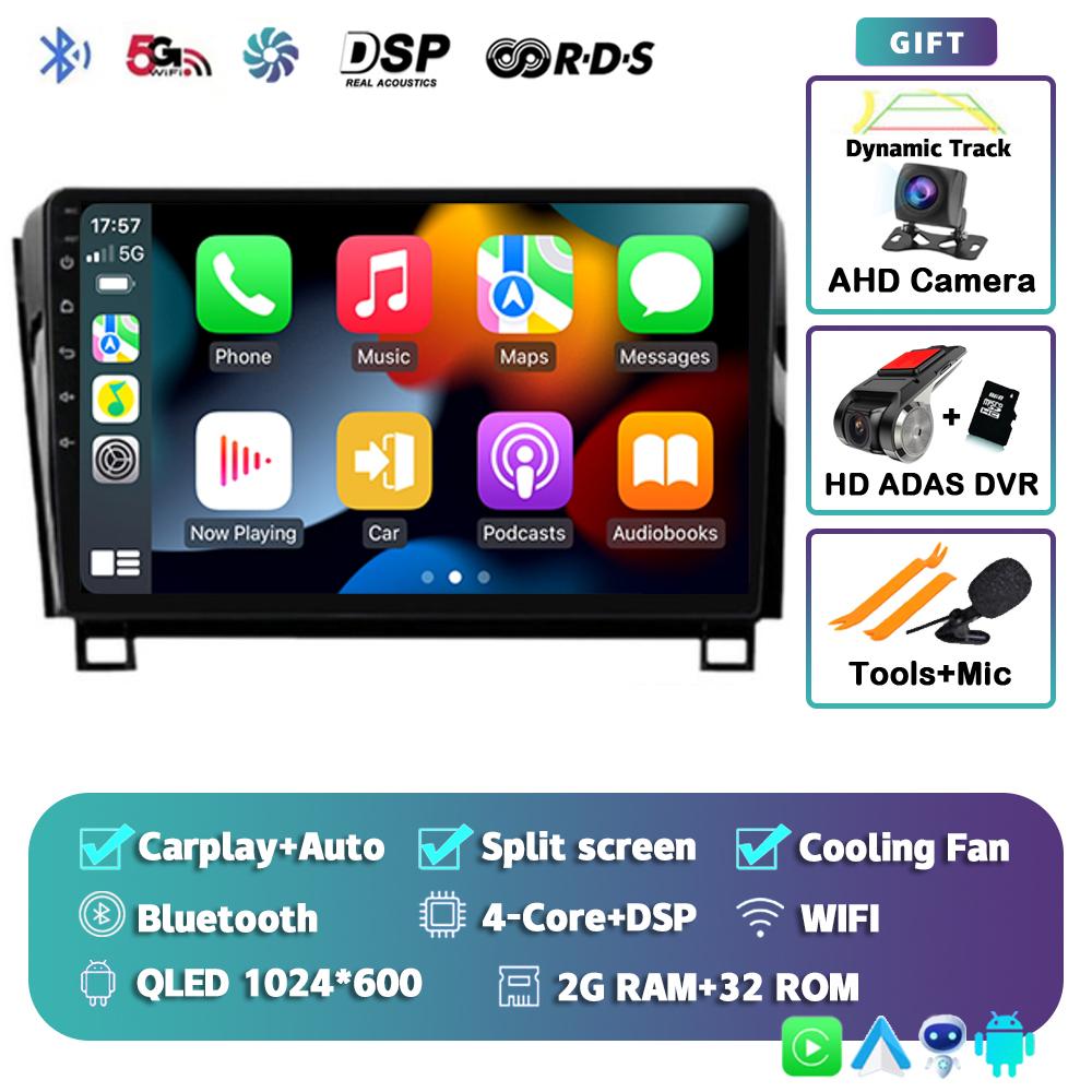 Android 14 Car Radio For Toyota Tundra XK50 2007-2013 Sequoia XK60 2008-2017 Multimedia Video Player Navigation Stereo GPS Audio