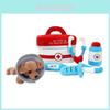 Pet Medical Kit Plush Toy With Soft Short Pile For Family Role Play And Interactive Play