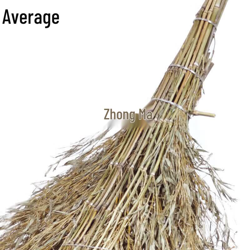 Heavy-Duty Wooden Handle Road Sweeping Broom