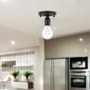 SWOQ Ceiling Light Base Holder, Pendant Lamp Base Holder E26/E27 for Restaurant for Dining Room(Black)