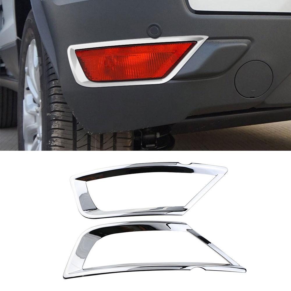 Car Rear Fog Light Cover for Ford Ecosport 2013 - 2026 2Pcs Fog Lamp Decoration Sticker Trim Sequin Frame Styling Accessories
