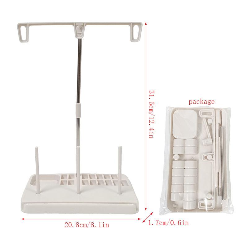 Thread 3 Spool Holder Stand Rack Sew Quilting For Home Sewing Machine Sewing Thread Organizer Spool Stand Holder