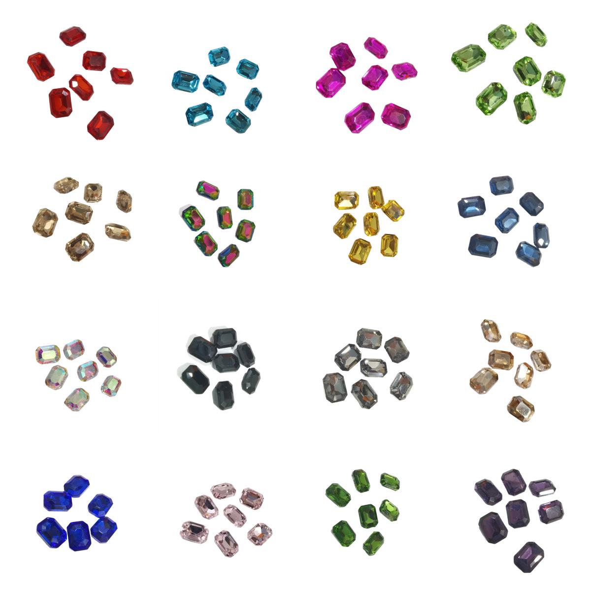 

Popular Diamond Crystal DIY Phone Case & Photo Frame Accessories 6x8mm (10 pcs)