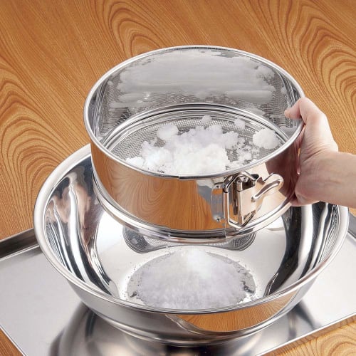 Endo Shoji Strainer, Commercial Grade, One-Touch Straining Frame, 27cm, 18-8 Stainless Steel, Made in Japan, BUL01027