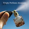 Airbag Parfumbehälter 10ML Vintage Airbag Flasche, Tragbare Nachfüllbare Duft Glasflasche Leerer Zerstäuber Sprühflasche für Reisen Auslaufsicher